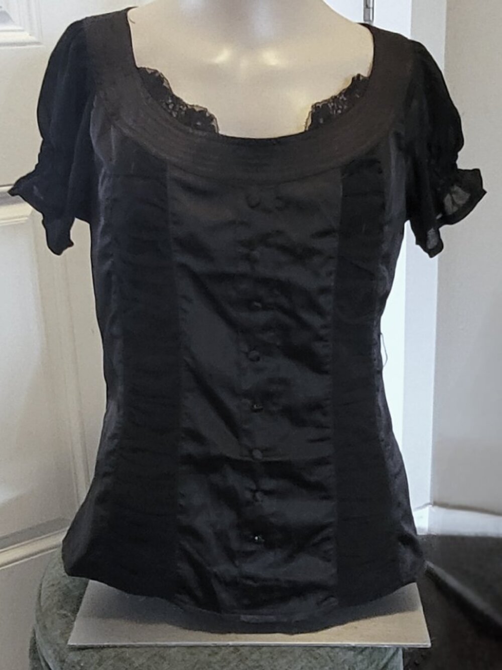 Dark coquette top